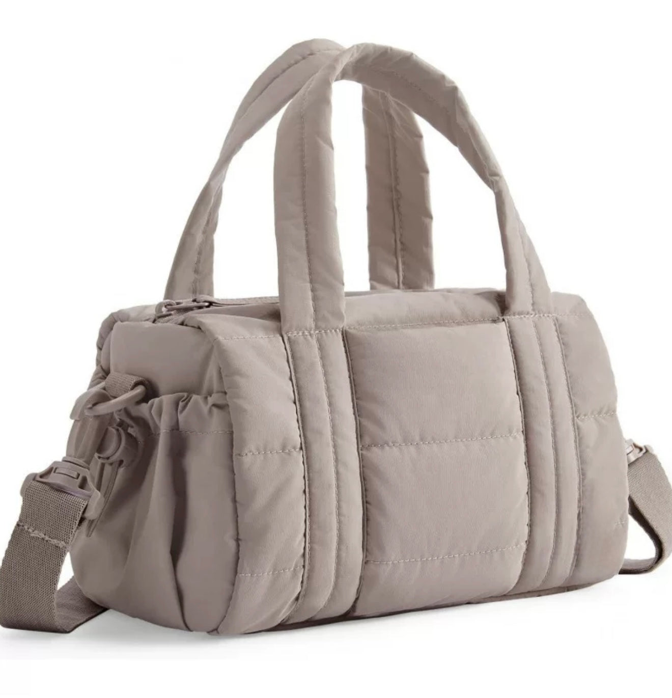 Beige Small Duffel bag