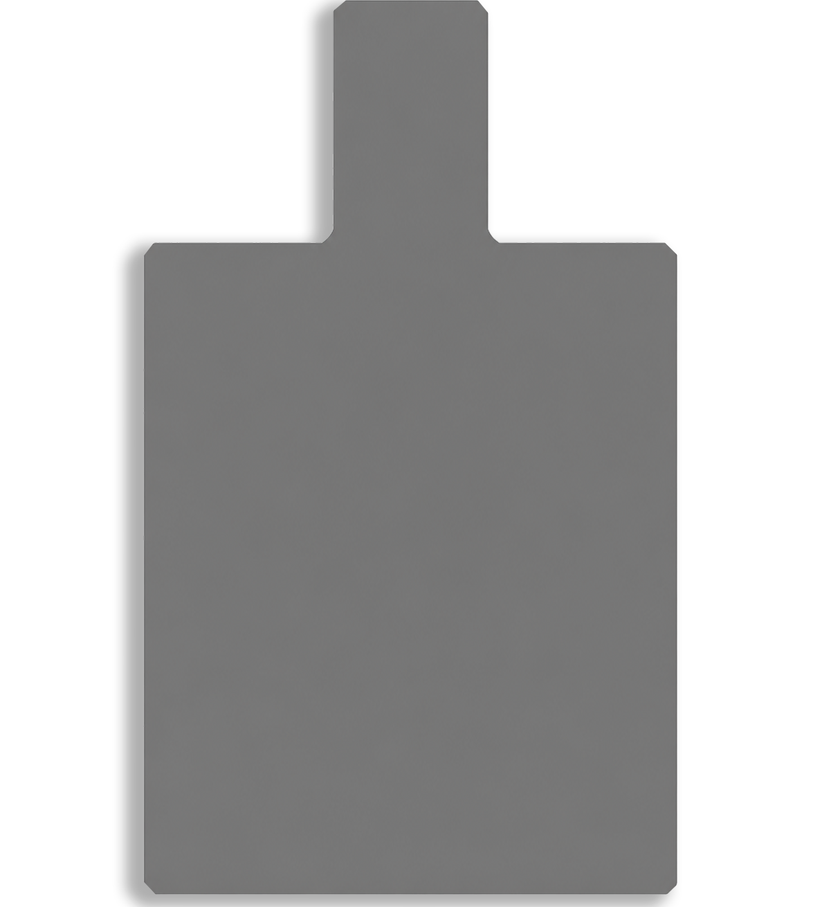 Grey Solid Natural Rubber Mat