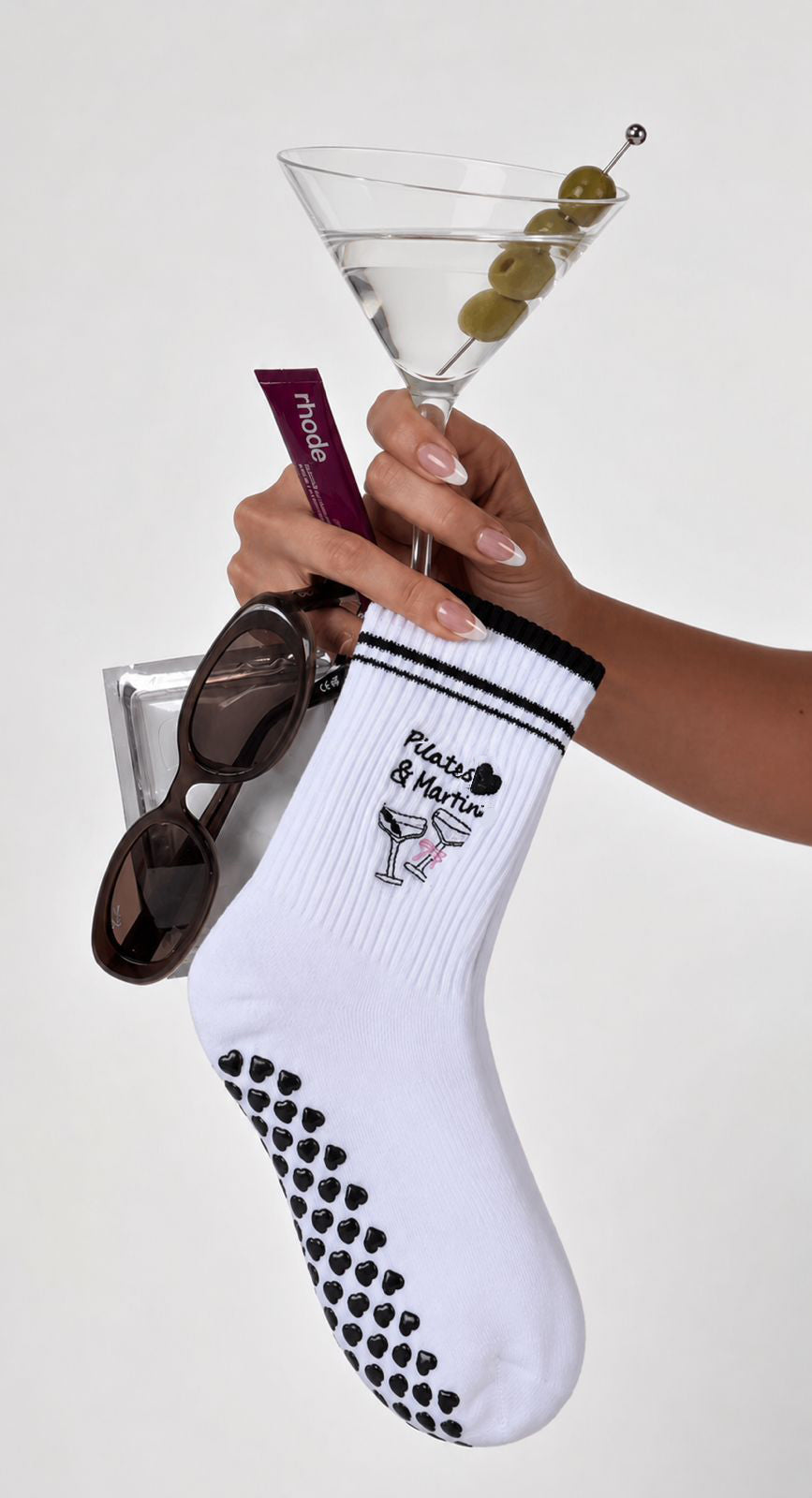 Martini Grip Socks