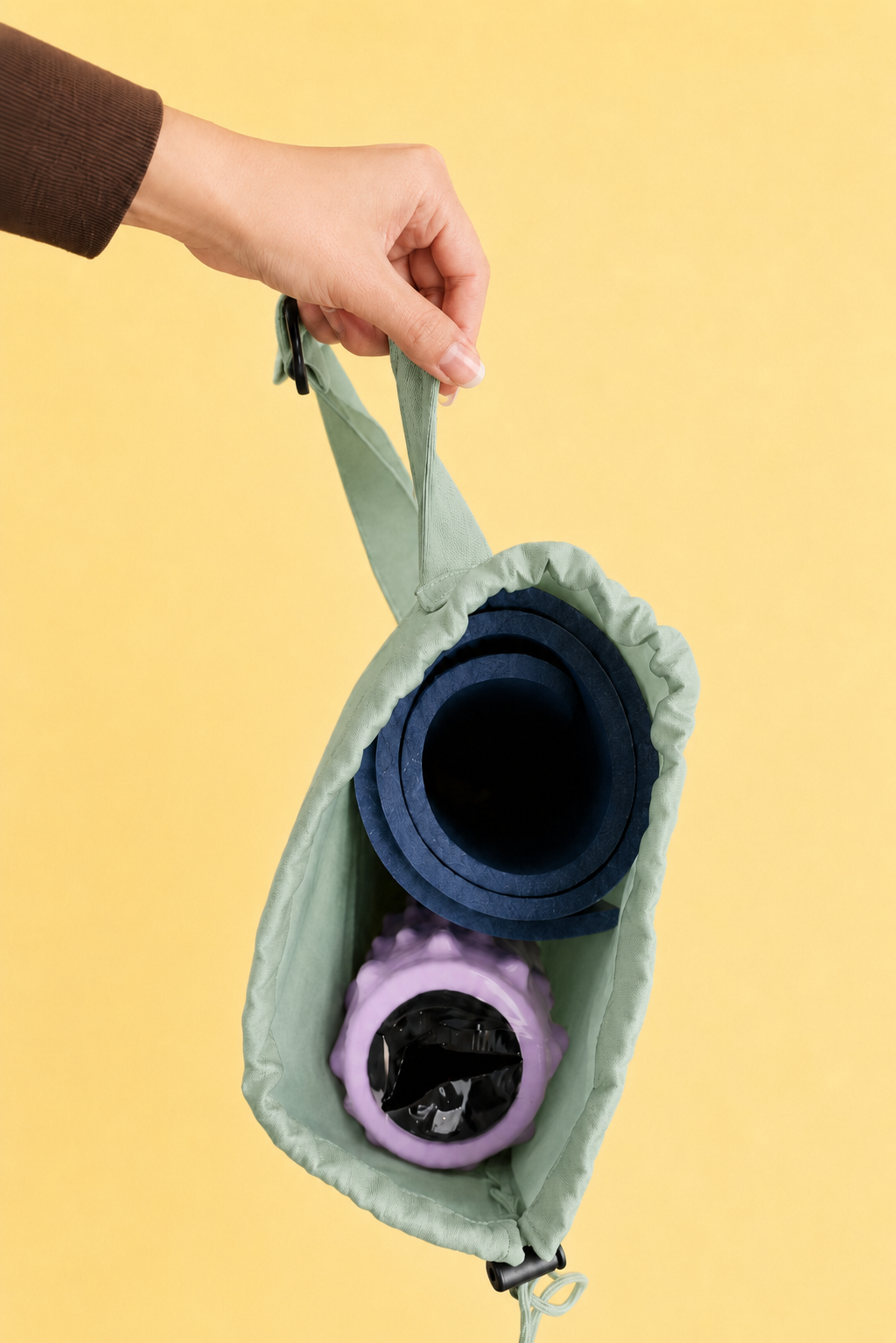 Green Yoga Bag