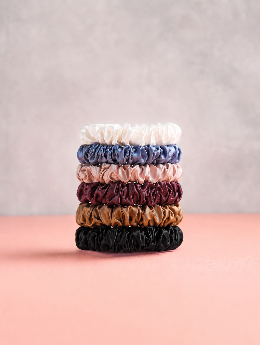 Mini Silk Scrunchies