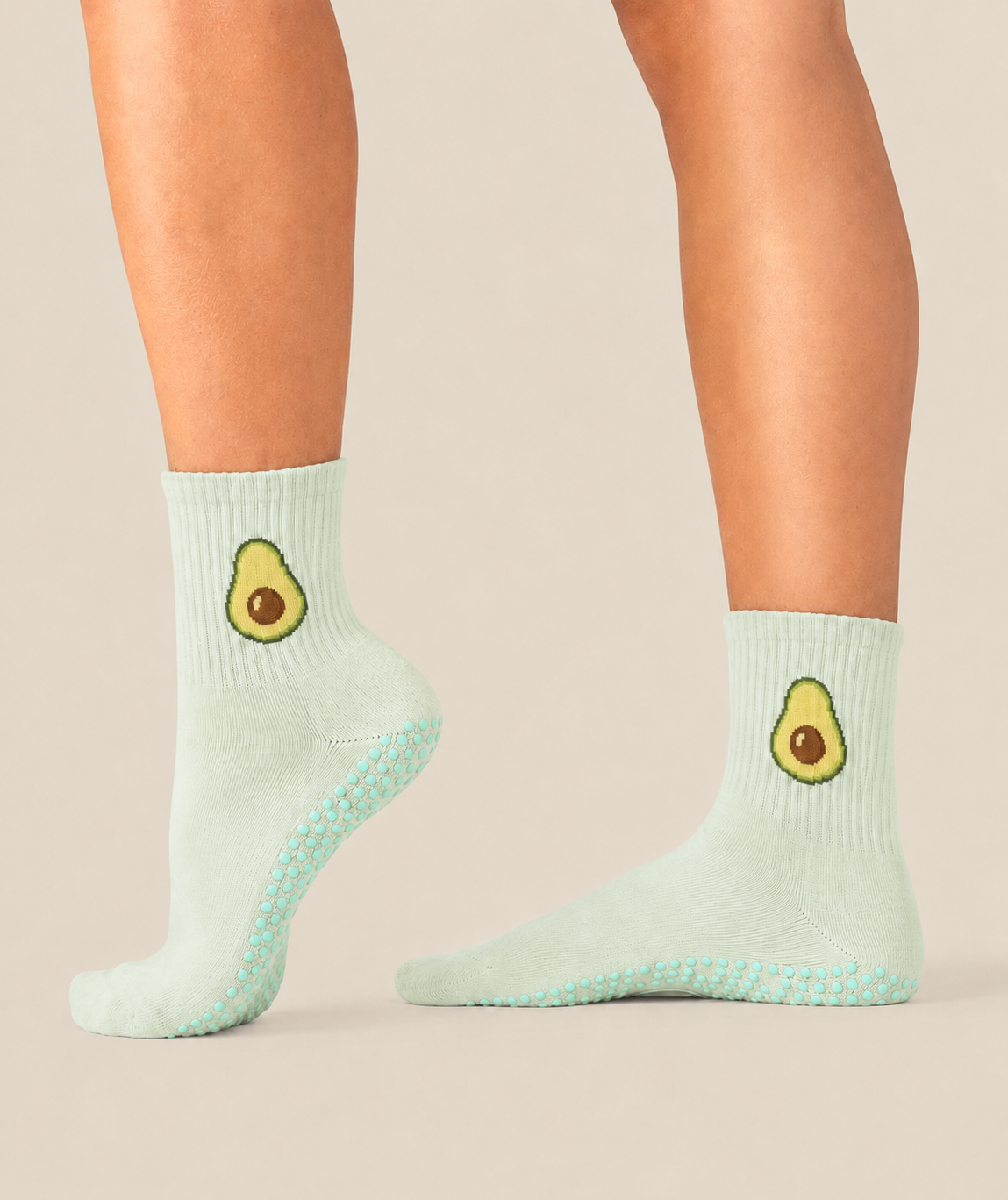 Avocado grip socks