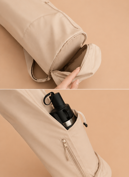 Cream Yoga Bag