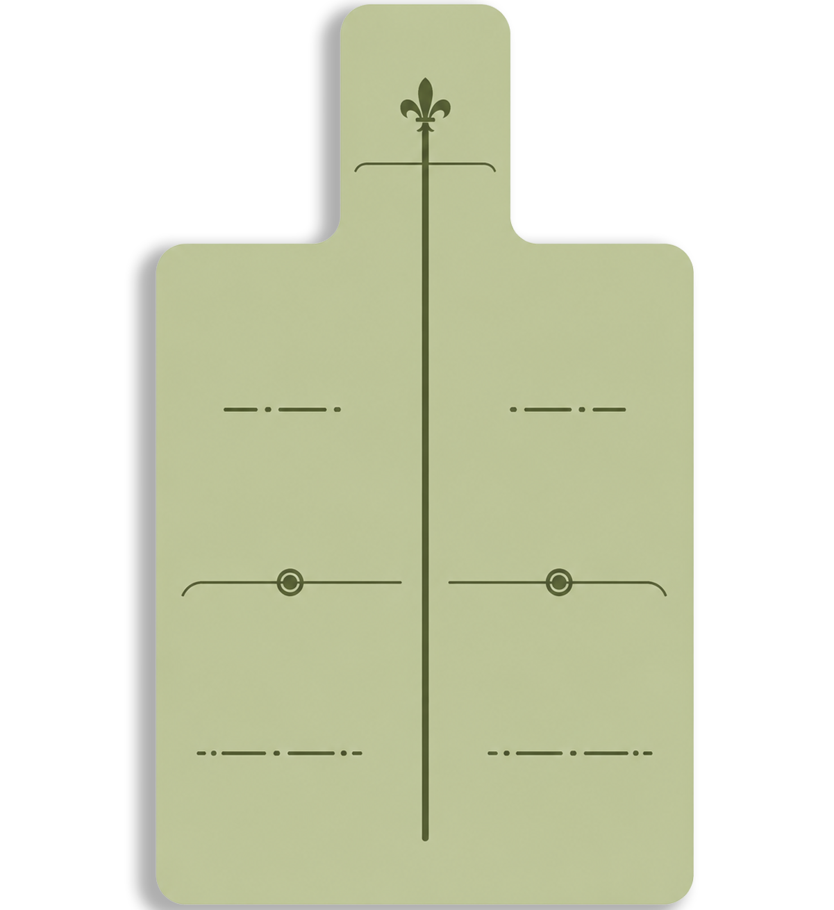 Avocado Grid Mat