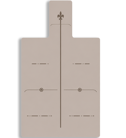 Mocha Grid Natural rubber Mat
