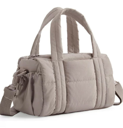 Beige Small Duffel bag