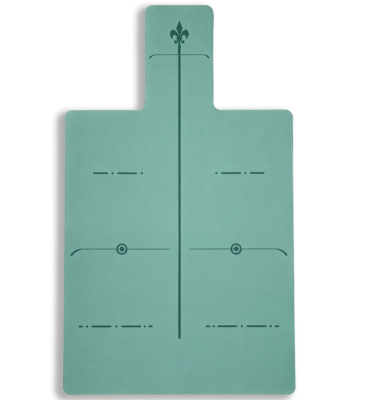 Green Grid Natural Rubber Mat
