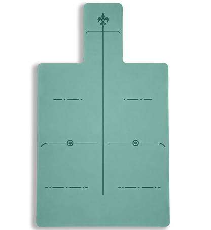Green Grid Natural Rubber Mat
