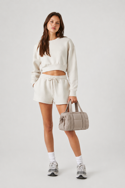 Beige Small Duffel bag