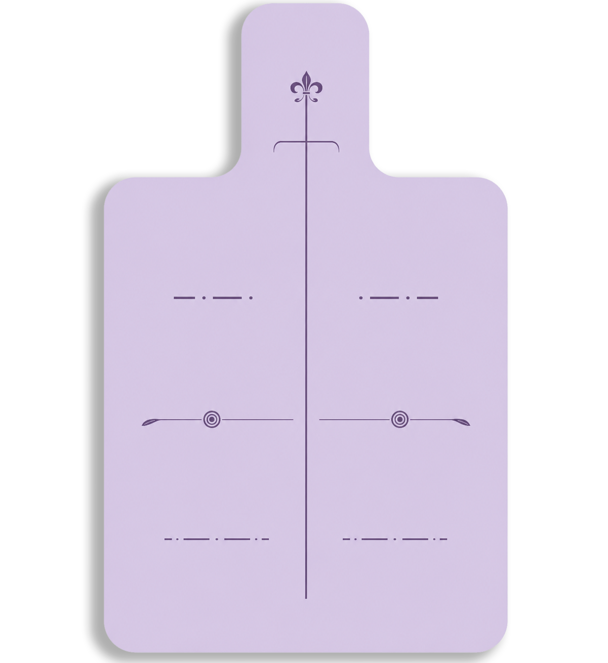 Lavender Grip Grid Mat