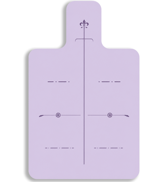 Lavender Grip Grid Mat