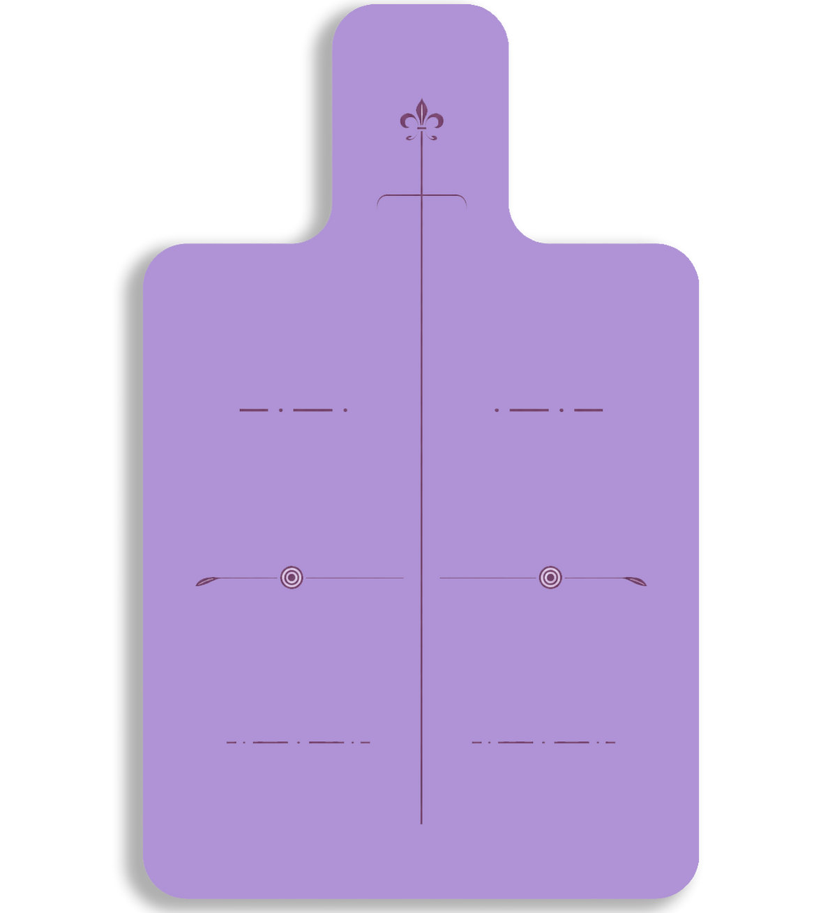 Lavender Grip Grid Mat
