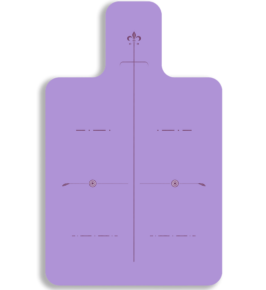 Lavender Grip Grid Mat