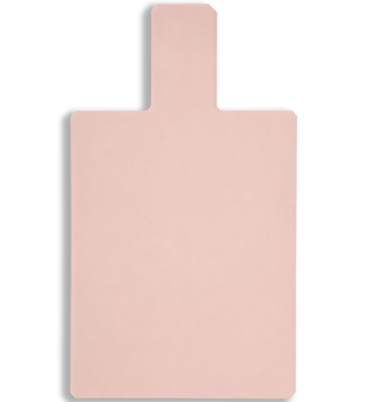 Pink Solid Natural rubber Mat