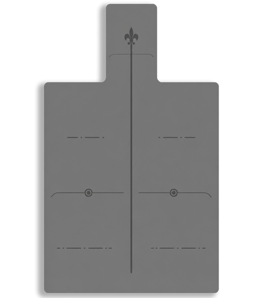 Grey Grid Natural Rubber Mat