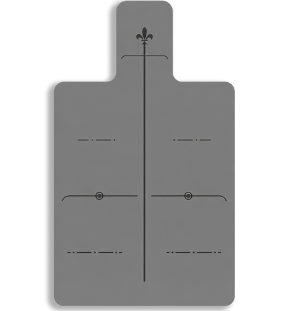 Grey Grid Mat