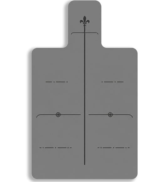Grey Grid Mat